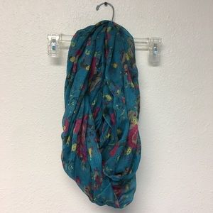 Floral infinity scarf